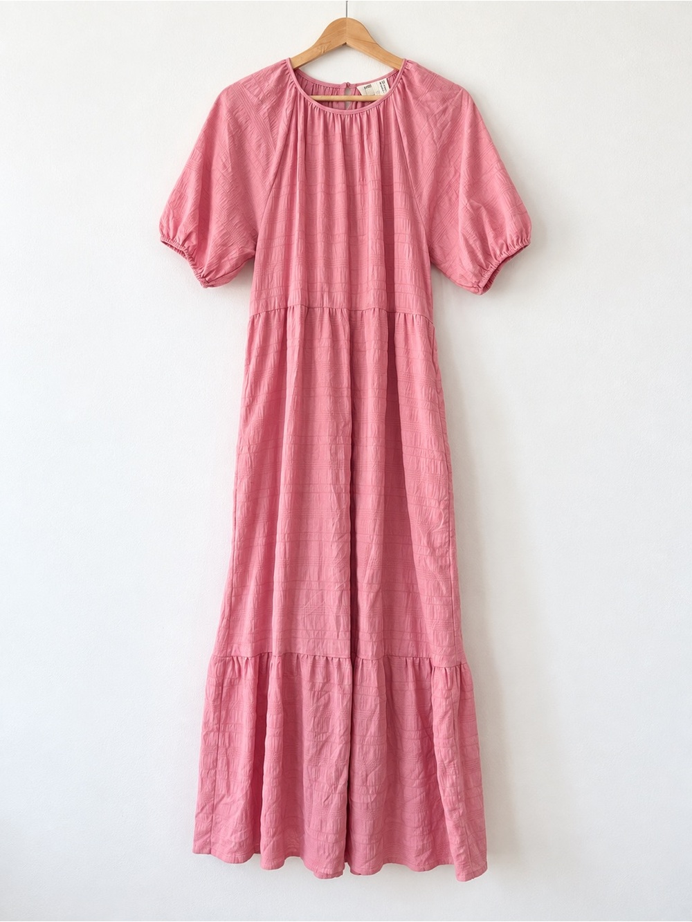 Anthropologie RO&DE Pink Maxi Dress